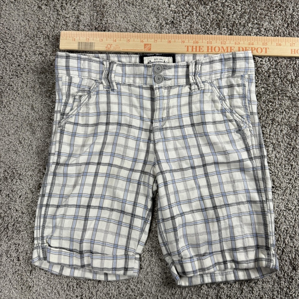 VTG Abercrombie Girls Bermuda Shorts Size 12 Y2K Cotton Preppy Old Money 2000s - Picture 7 of 9
